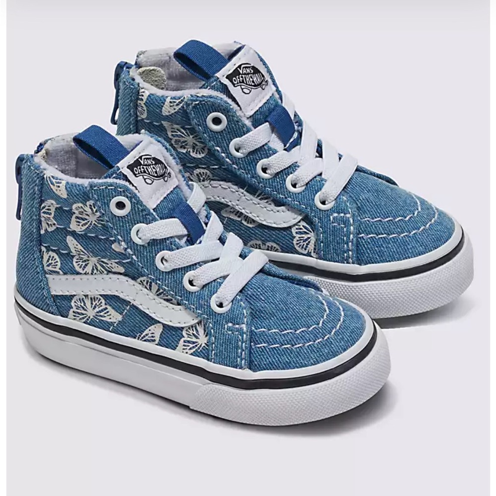 Toddler Sk8-Hi Zip Denim Shoe